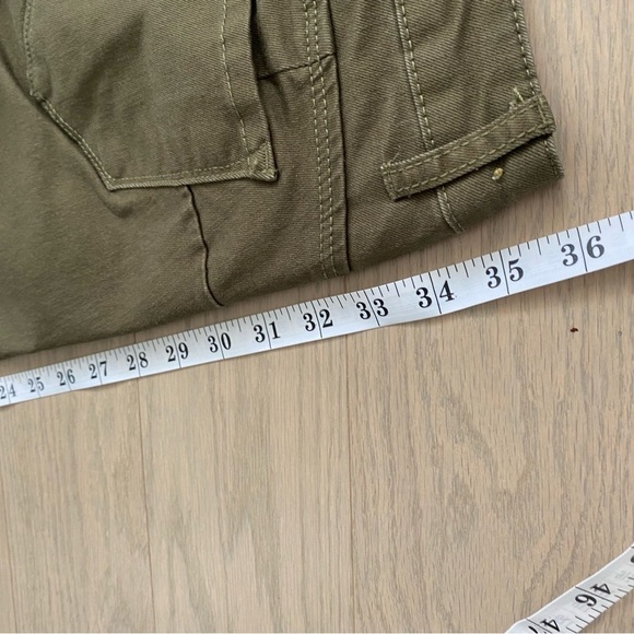 Wax Jean | Khaki Olive Green Fitted Denim - Picture 11 of 12